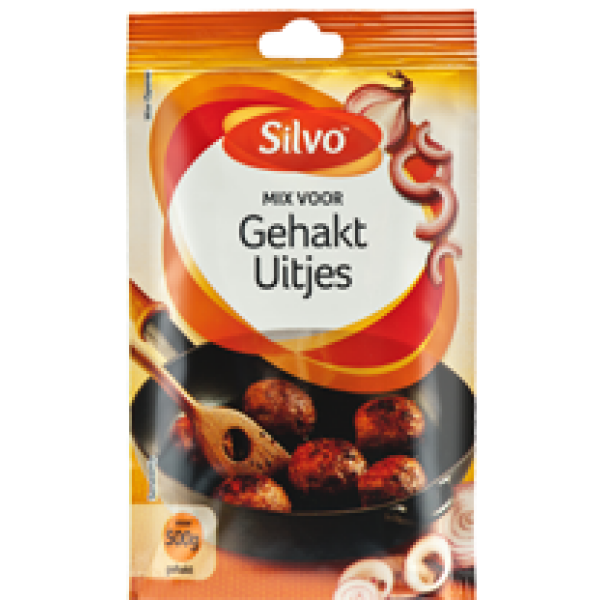 Silvo mix voor gehakt met uitjes  / spicemix for mince with onions