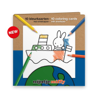 Kleurkaartenmapje nijntje around the world/ Colouring Cards Miffy around the world