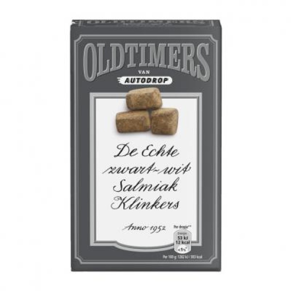 Oldtimers  Salmiak Klinkers drop / Salmiak Licorice