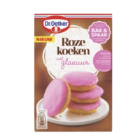 Dr Oetker Roze Koeken baxmix / Baking mix for Dutch glazed Pink Cakes