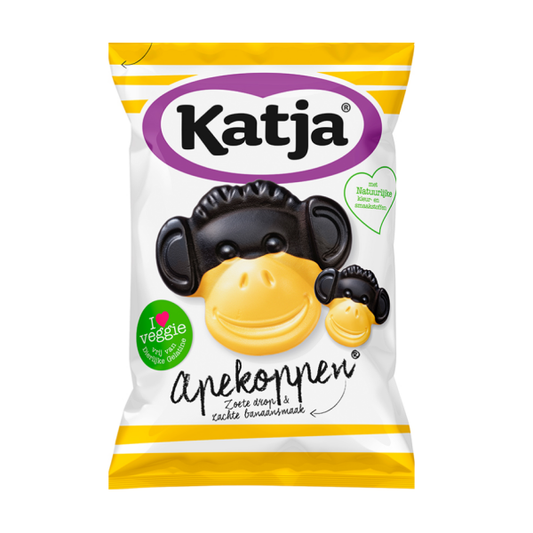 Katja Apekoppen / Monkey Shaped Banana + Licorice Sweets