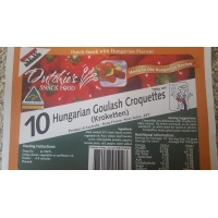 Dutchie's  10 X hongaarse goulash kroketten / Hungarian goulash croquettes