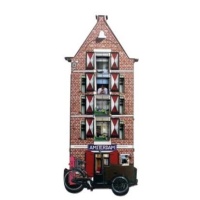 3D magneet Pakhuis Bakfiets/ 3D magnet Warehouse Cargo bike