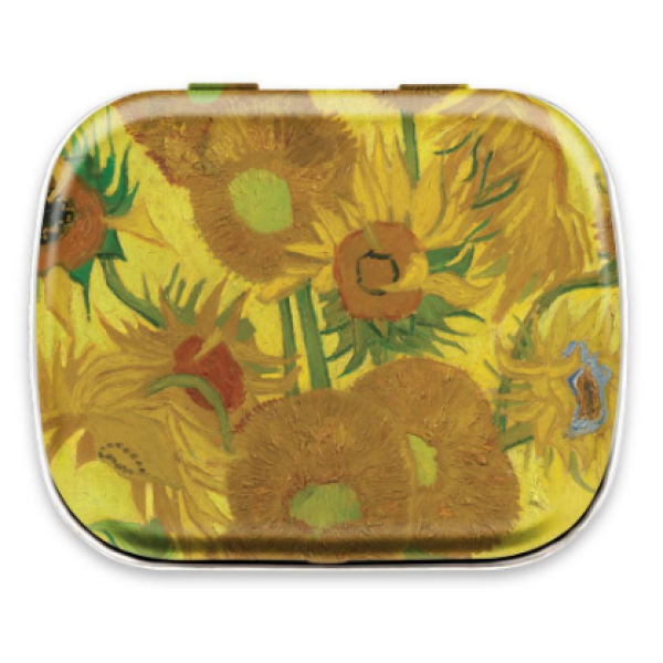 Pepermunt blikje / Peppermint in a tin : Van Gogh Sunflowers