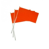 Oranje Vlag stok /Orange flag on a stick
