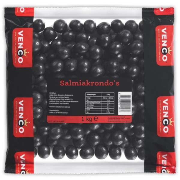 Venco Salmiak Rondo's /  Salmiak Balls 1kg