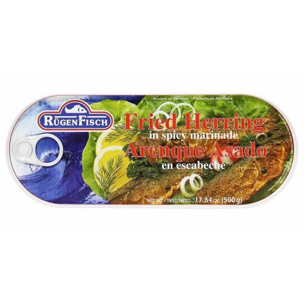 Rugenfisch Braadharing/ Fried Herring/ Brat Heringe (spicy)