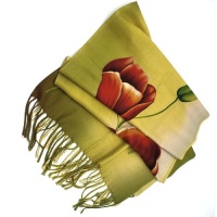 Sjaal Tulpen Geel / Scarf Tulips Yellow