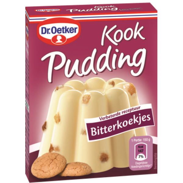 Dr Oetker Bitterkoekjes Pudding / Macarons Pudding