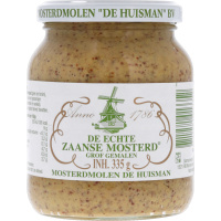 Huisman Zaanse Mosterd Grofgemalen / Dutch Mustard Coarsely Ground