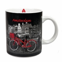 Mok Amsterdam rode fiets / Mug Amsterdam red bicycle