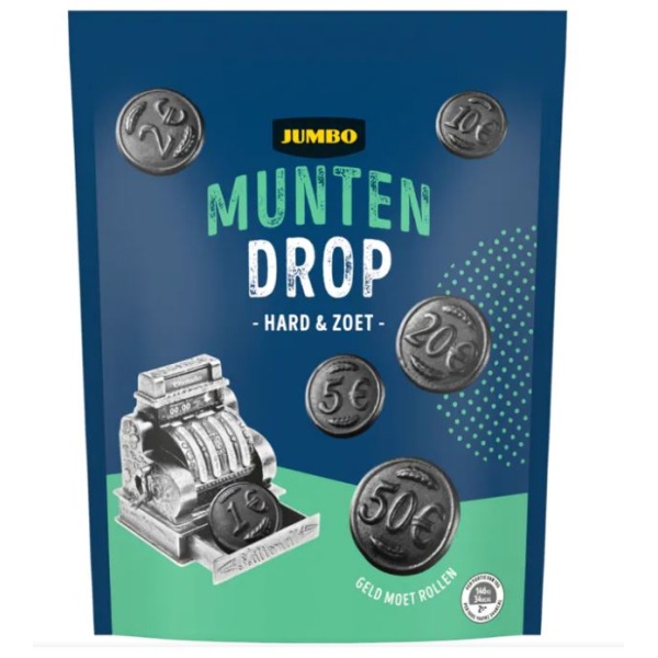 Jumbo Munten Drop/ Coin Shaped Licorice