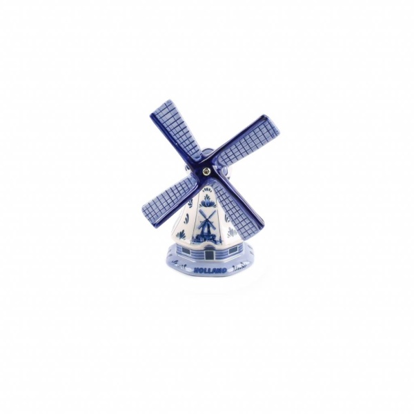 Delfts blauw poldermolen / Delft blue polder windmill (9cm)
