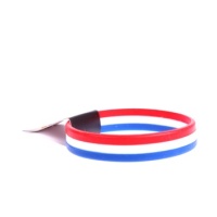 Armband rood-wit-blauw/ red-white-blue