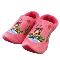 Klomp pantoffels Molen Roze / Clog Slippers Windmill Pink