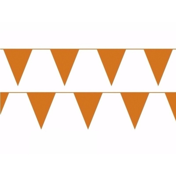 10m Vlaggenlijn Oranje/10m String of flags Orange